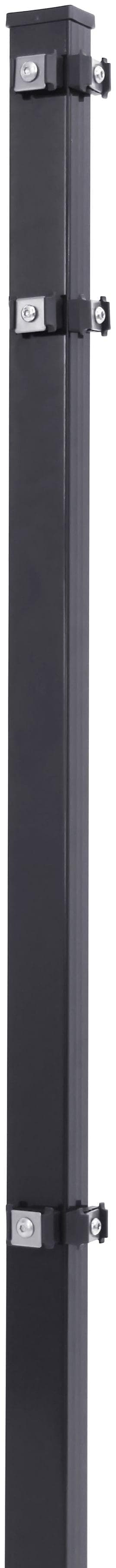 Eckpfosten PEDDY SHIELD Anthrazit Stahl Zaunpfosten 170 cm
