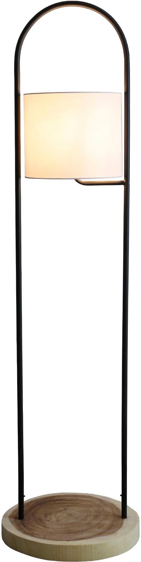 SALESFEVER Stehlampe Aaliyah Beige mit Pflanzengestell