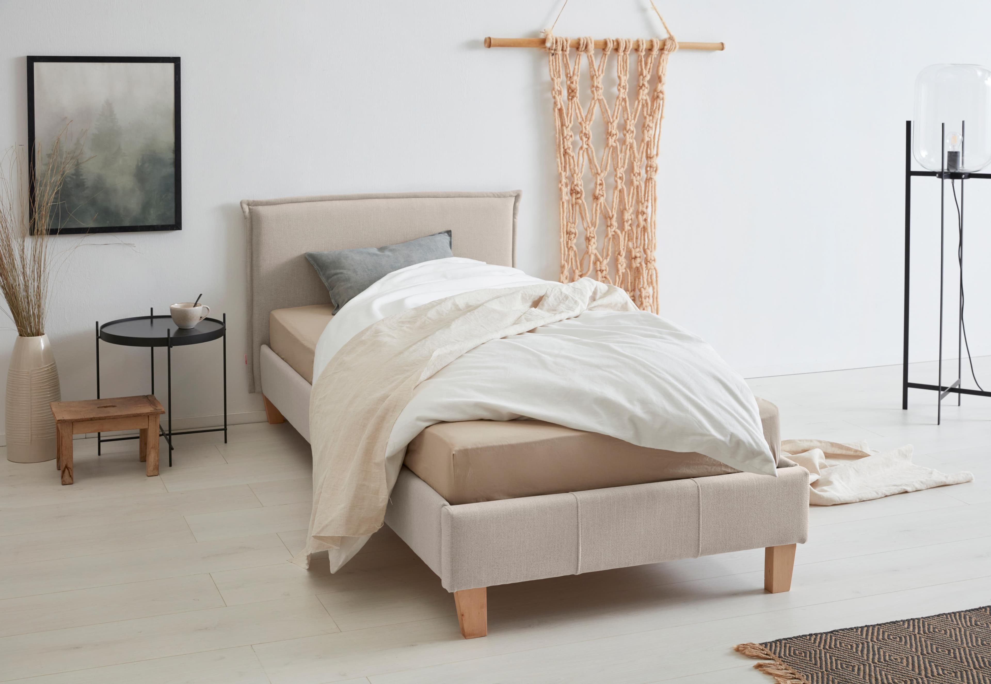 Polsterbett OTTO PRODUCTS Heddi Hellgrau