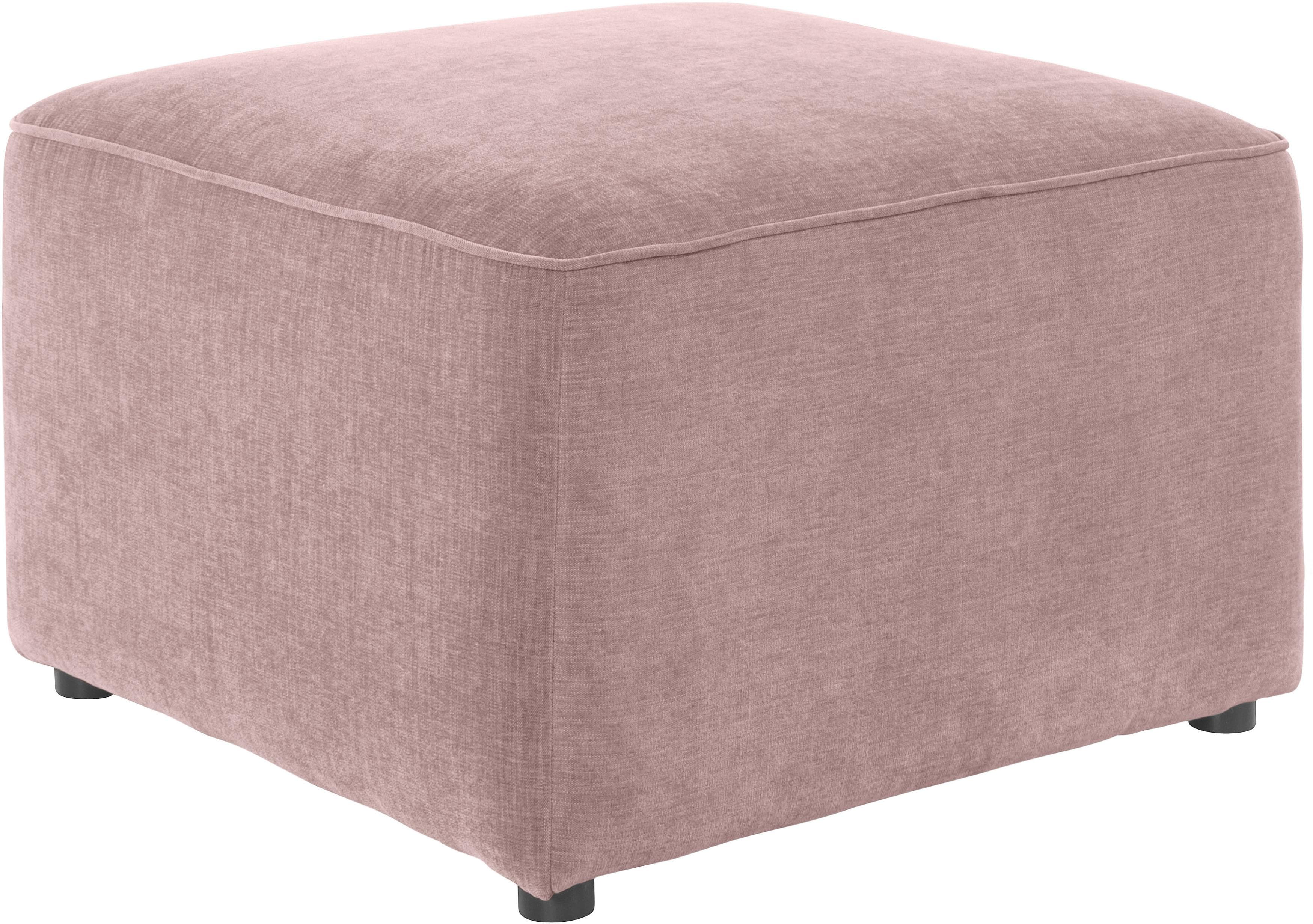 Hocker HOME AFFAIRE Sundstrup Rosa Samtoptik