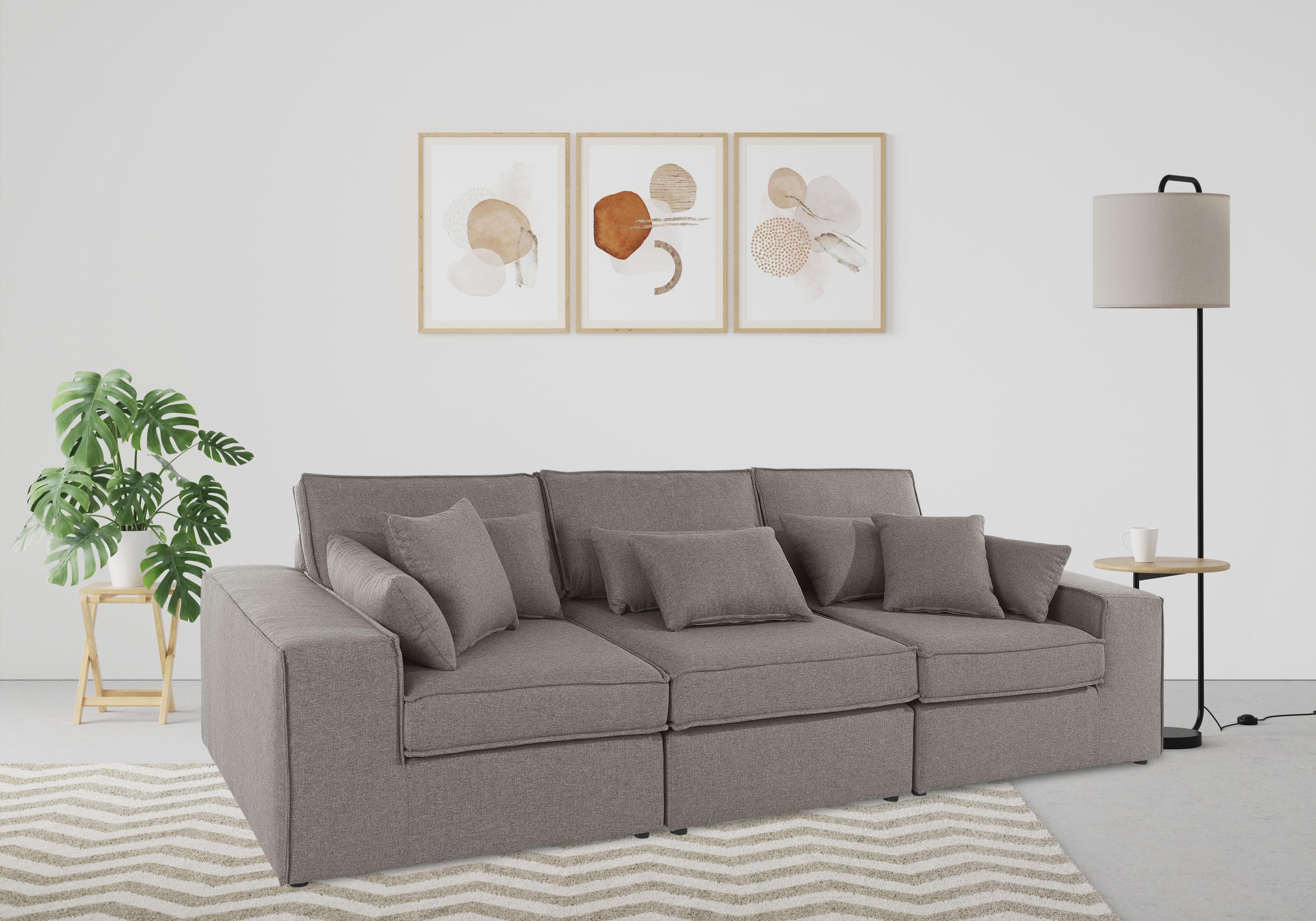 OTTO HOME Florid 3-Sitzer Sofa Beige Modular