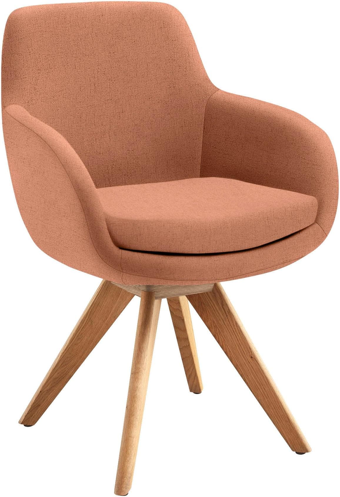 MUSTERRING Tavia Esszimmerstuhl Orange Eiche Bianco