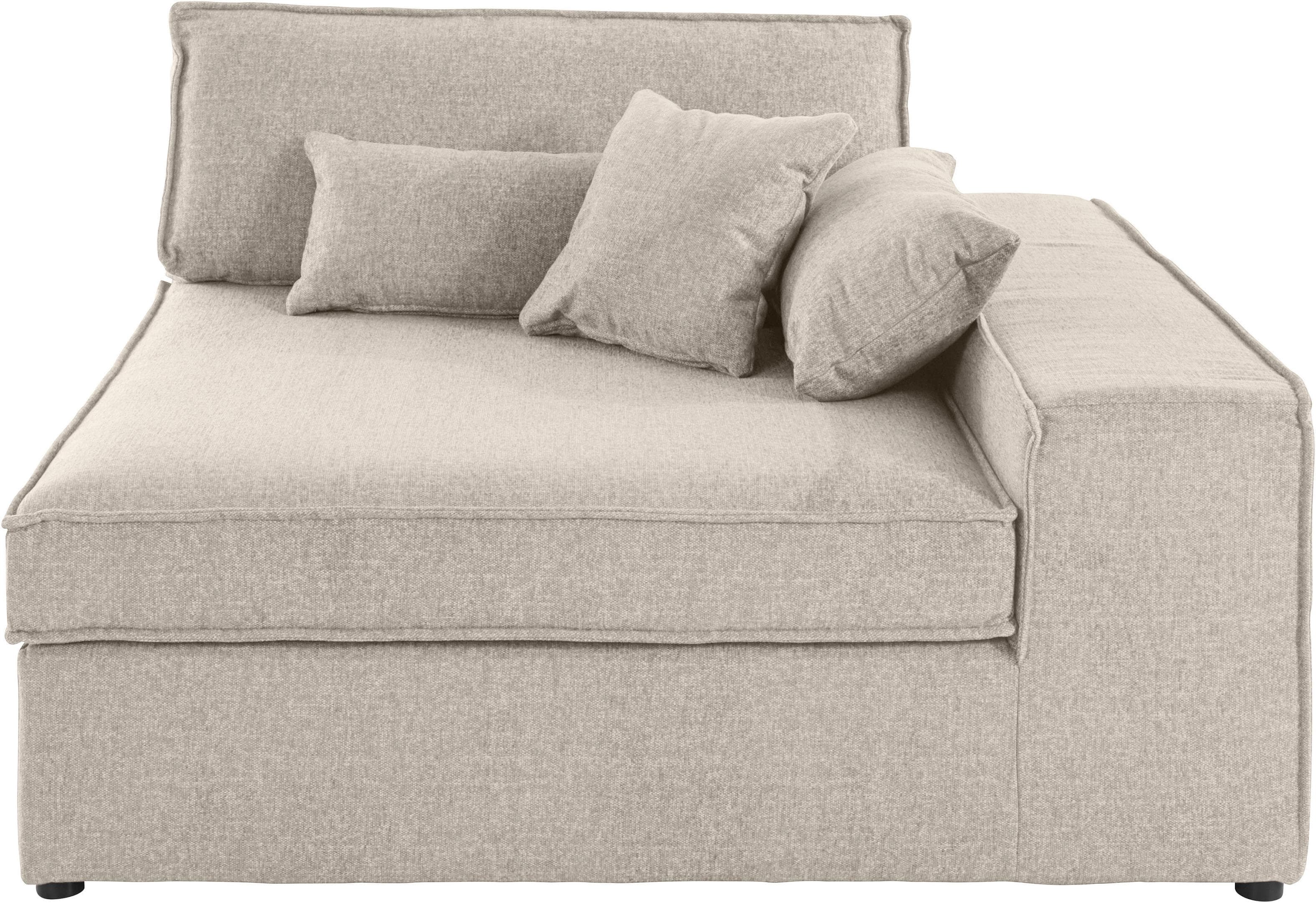 OTTO HOME Enid Sofaelement Beige Modulsofa mit Armlehne