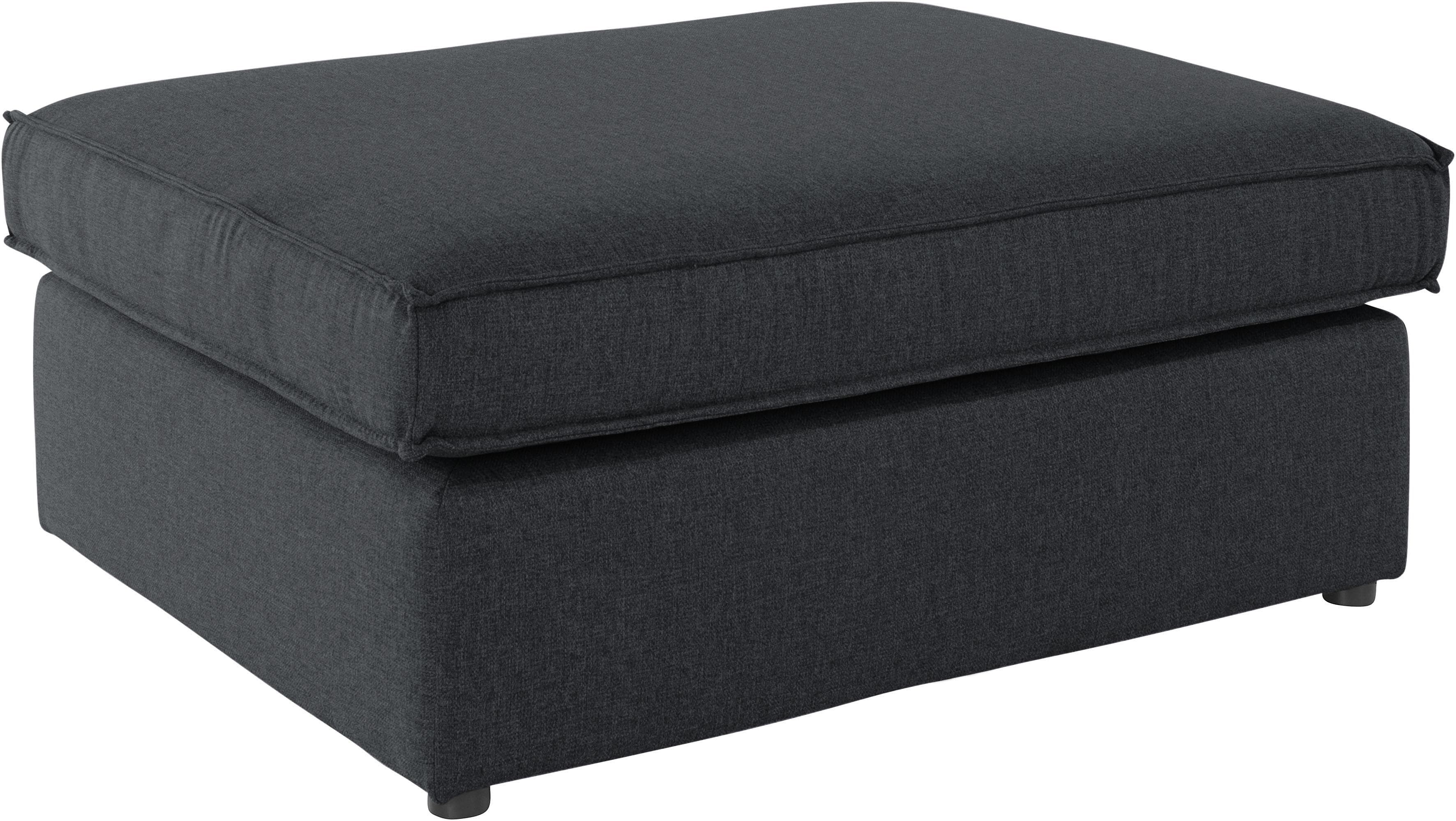 OTTO HOME Florid Polsterhocker Anthrazit - Modular & Hochwertig