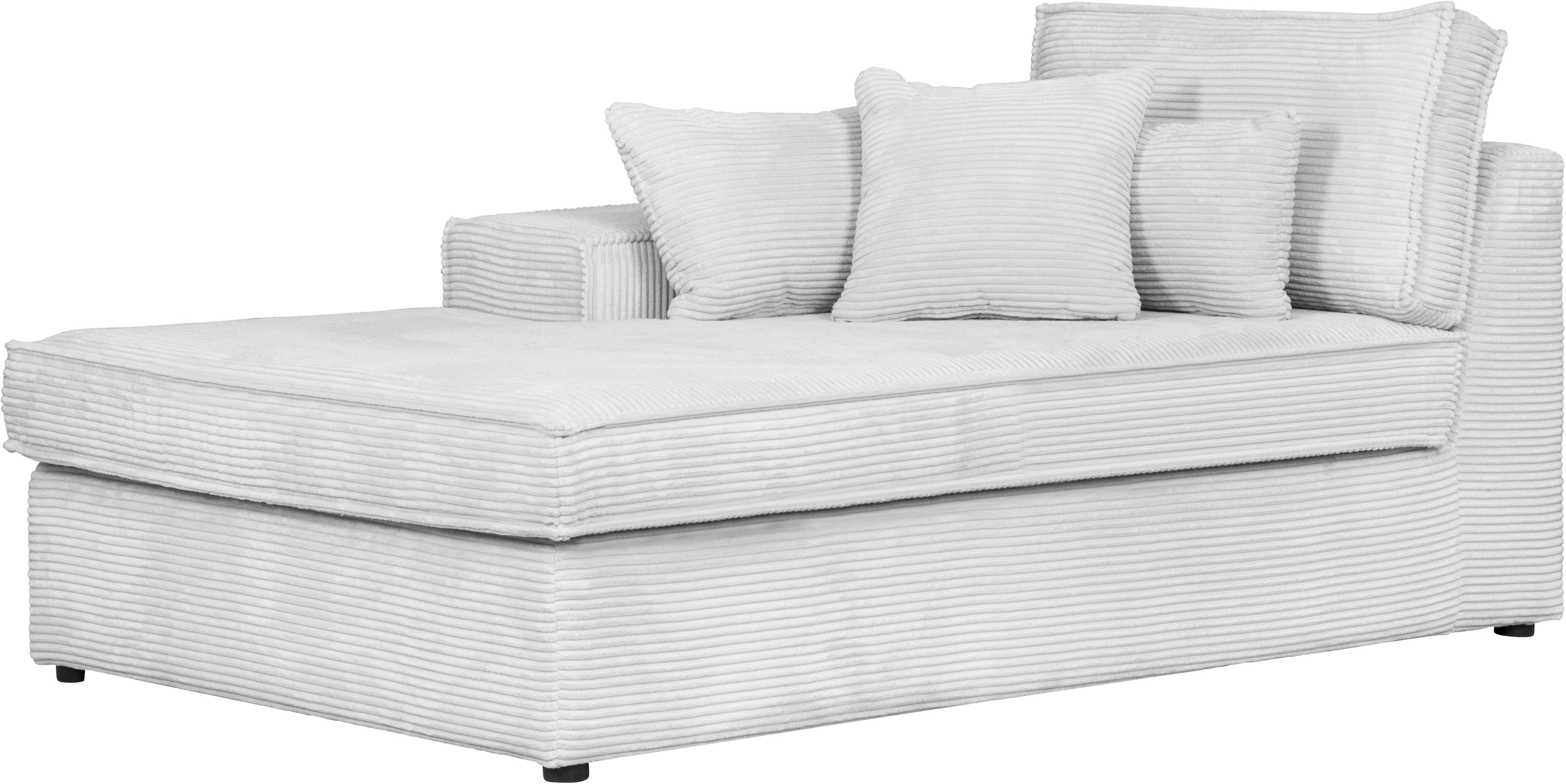 OTTO HOME Florid Ottomane Beige Baumwollmix Modulsofa