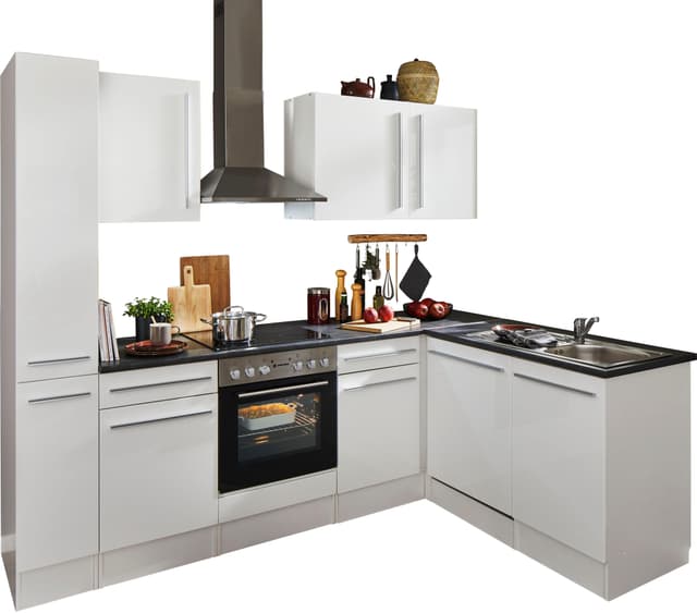 BASIC by Balculina Winkelküche Jazz Weiß Matt