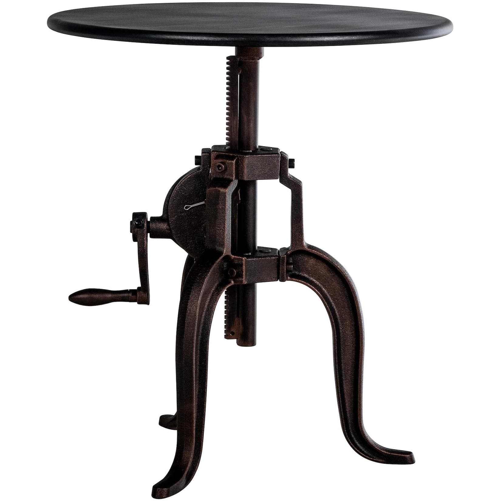 CLP Beistelltisch Marcos, Couchtisch rund Metall 50 cm Durchmesser