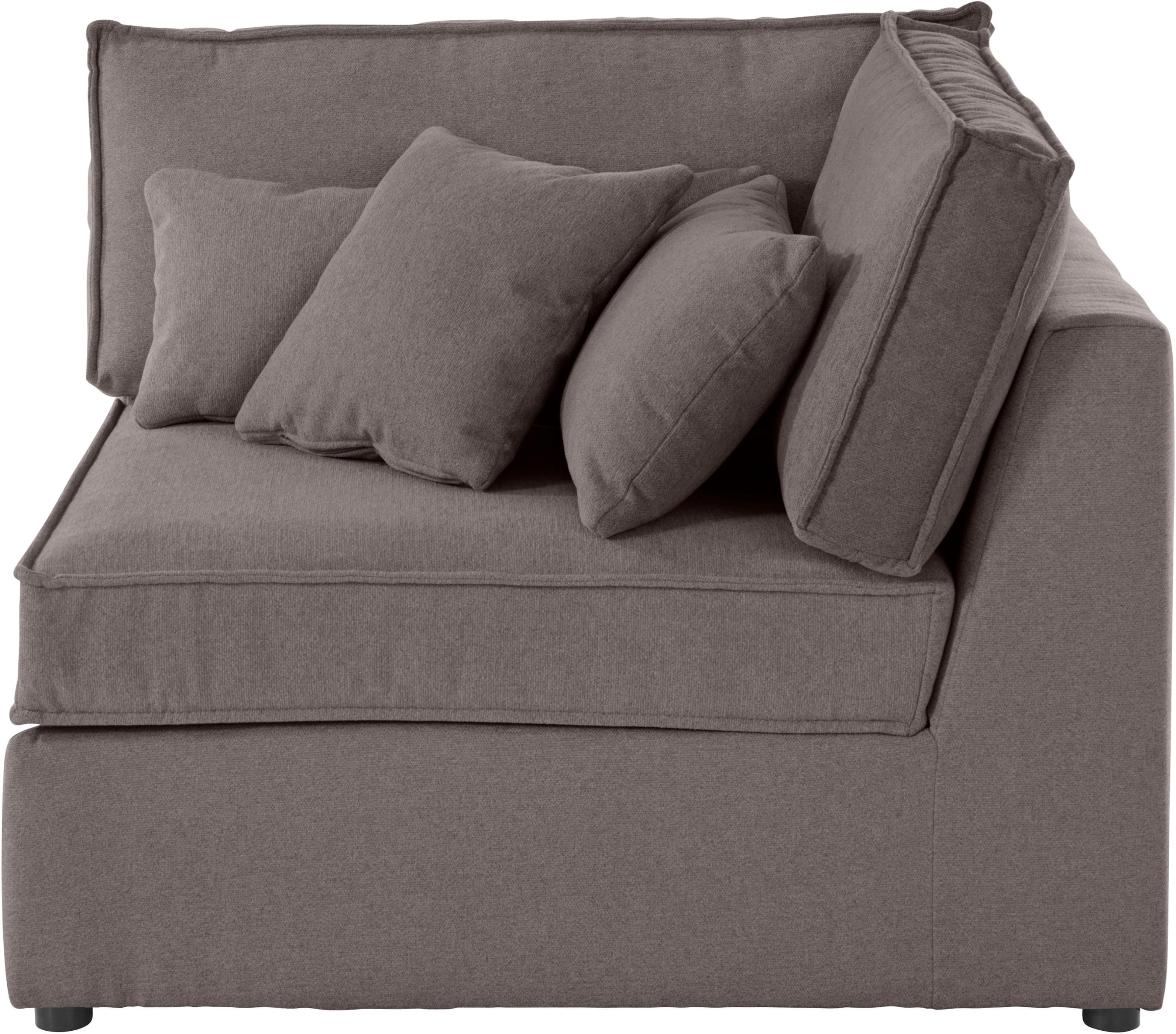 OTTO HOME Florid Sofa-Eckelement Taupe Modulsofa