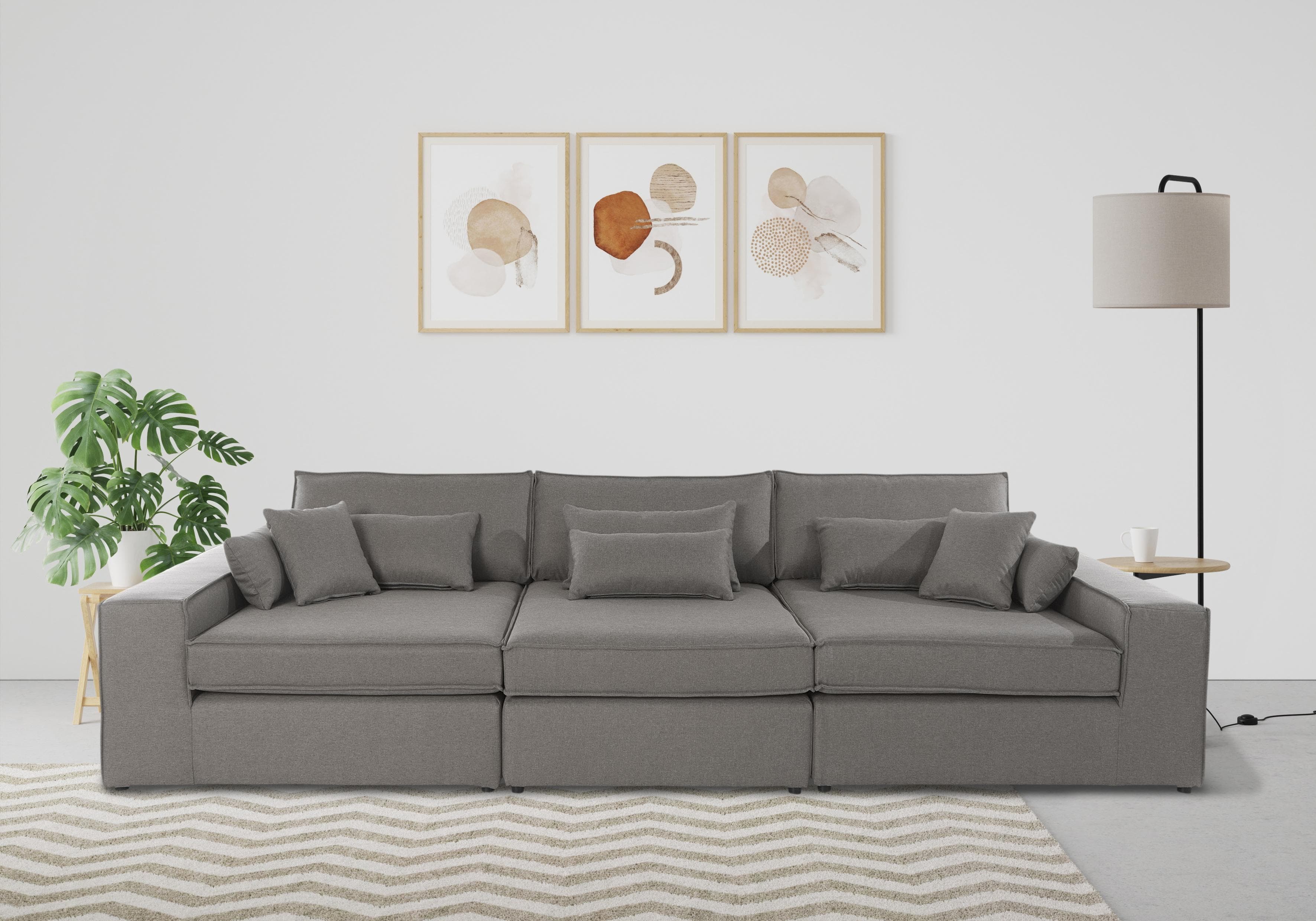 OTTO HOME Enid 3-Sitzer Sofa Beige Modular