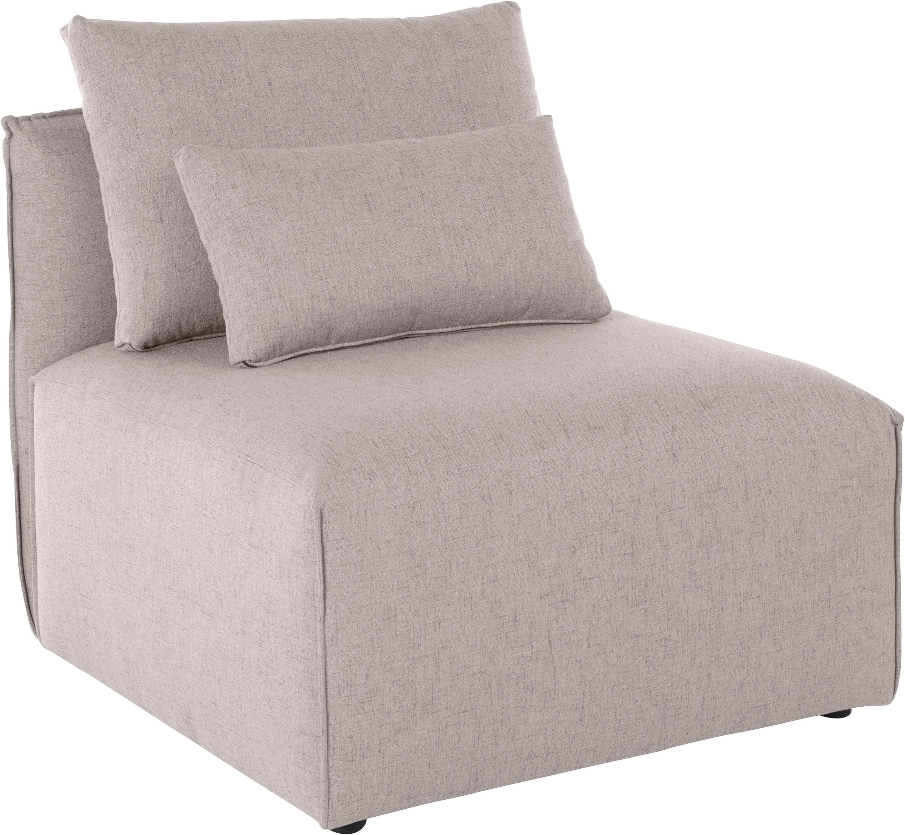 OTTO HOME Sessel Nöre hellgrau Samtoptik