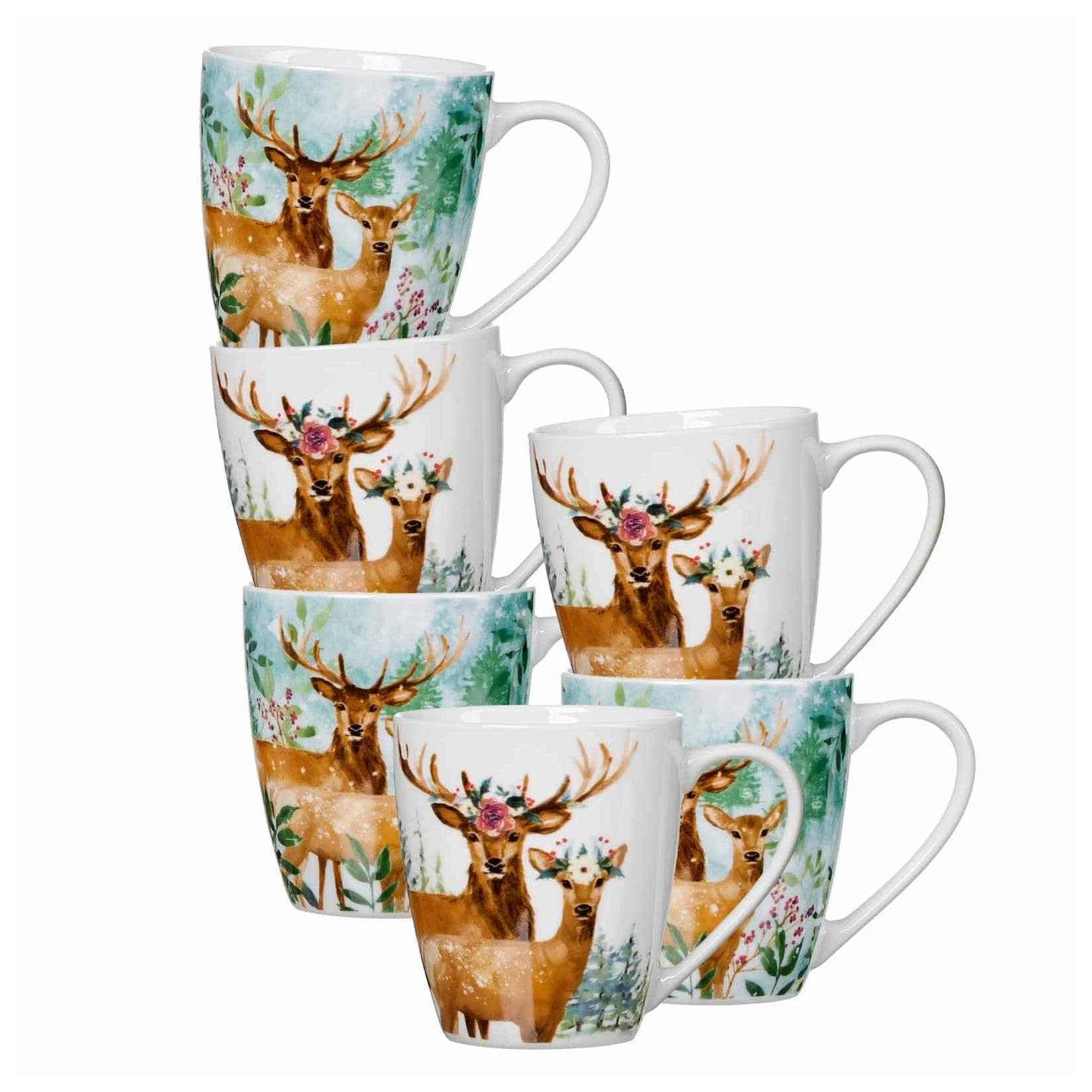 Ritzenhoff & Breker Winter Forrest Kaffeebecher-Set 6er 360 ml