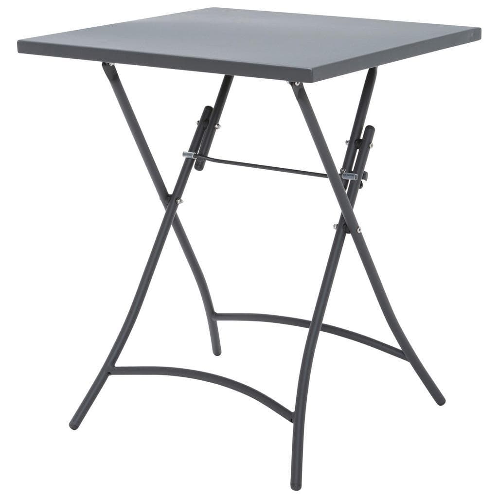 Ambia Garden Gartenklapptisch Anthrazit Metall quadratisch