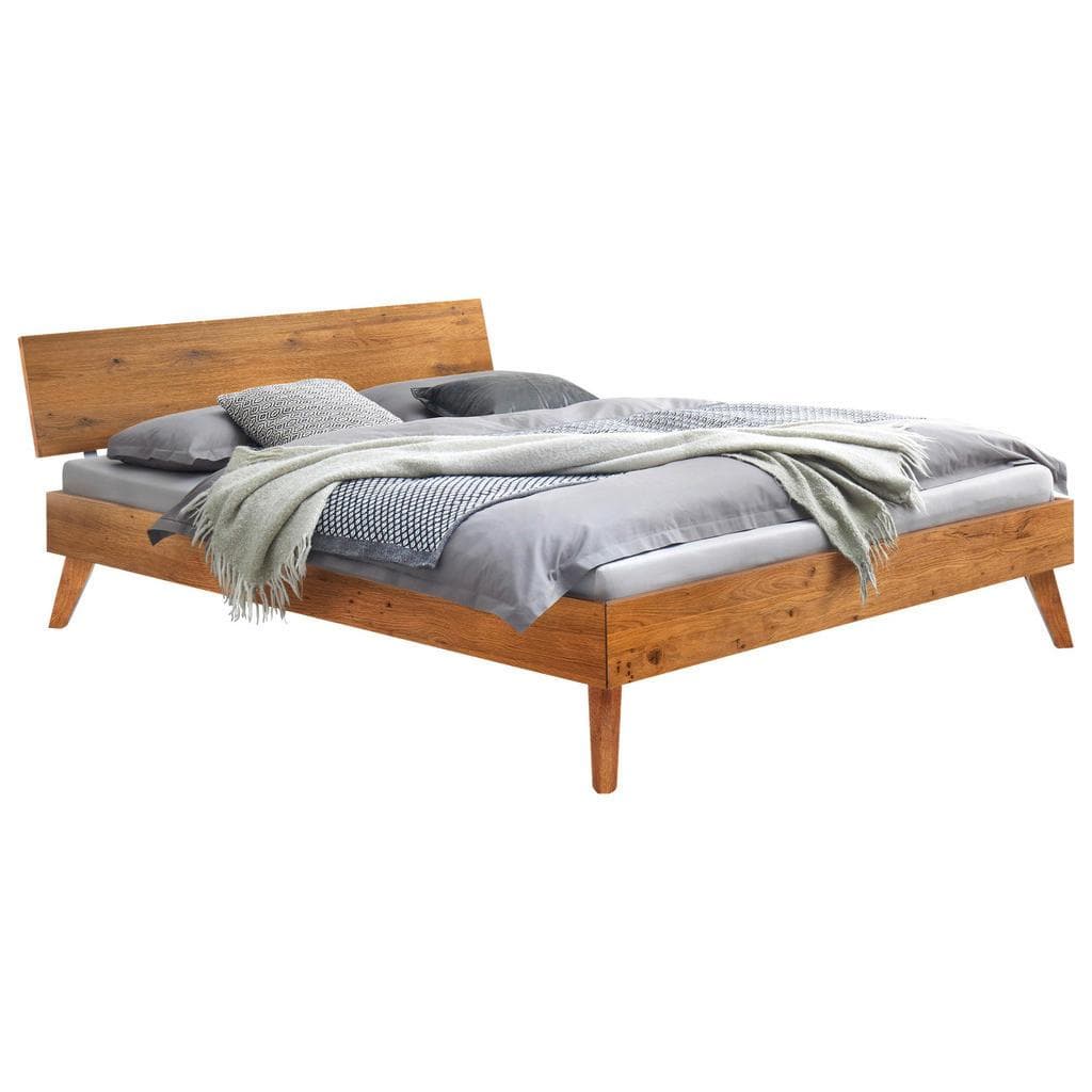 Hasena Bett Ancona Wildeiche Natur Geölt Modernes Massivholzbett