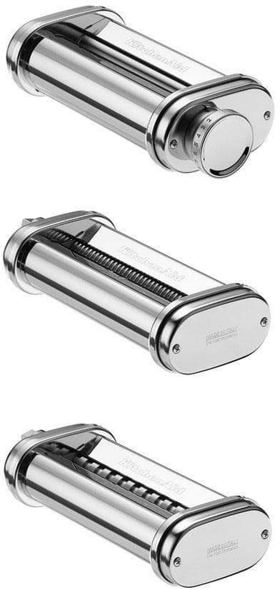 KITCHENAID Nudelvorsatz 5KSMPRA 3-tlg. Silber Edelstahl