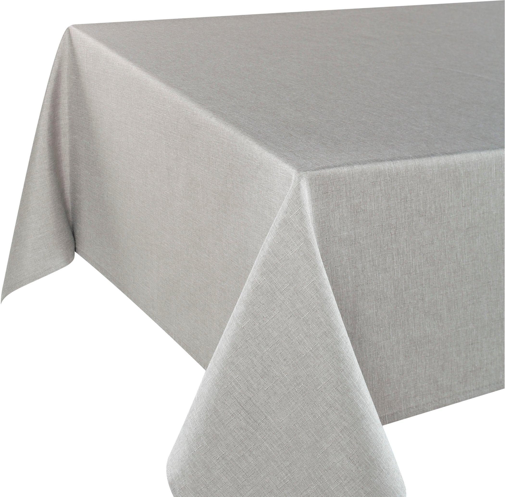 DELINDO LIFESTYLE Tischdecke WIEN grau Polyester