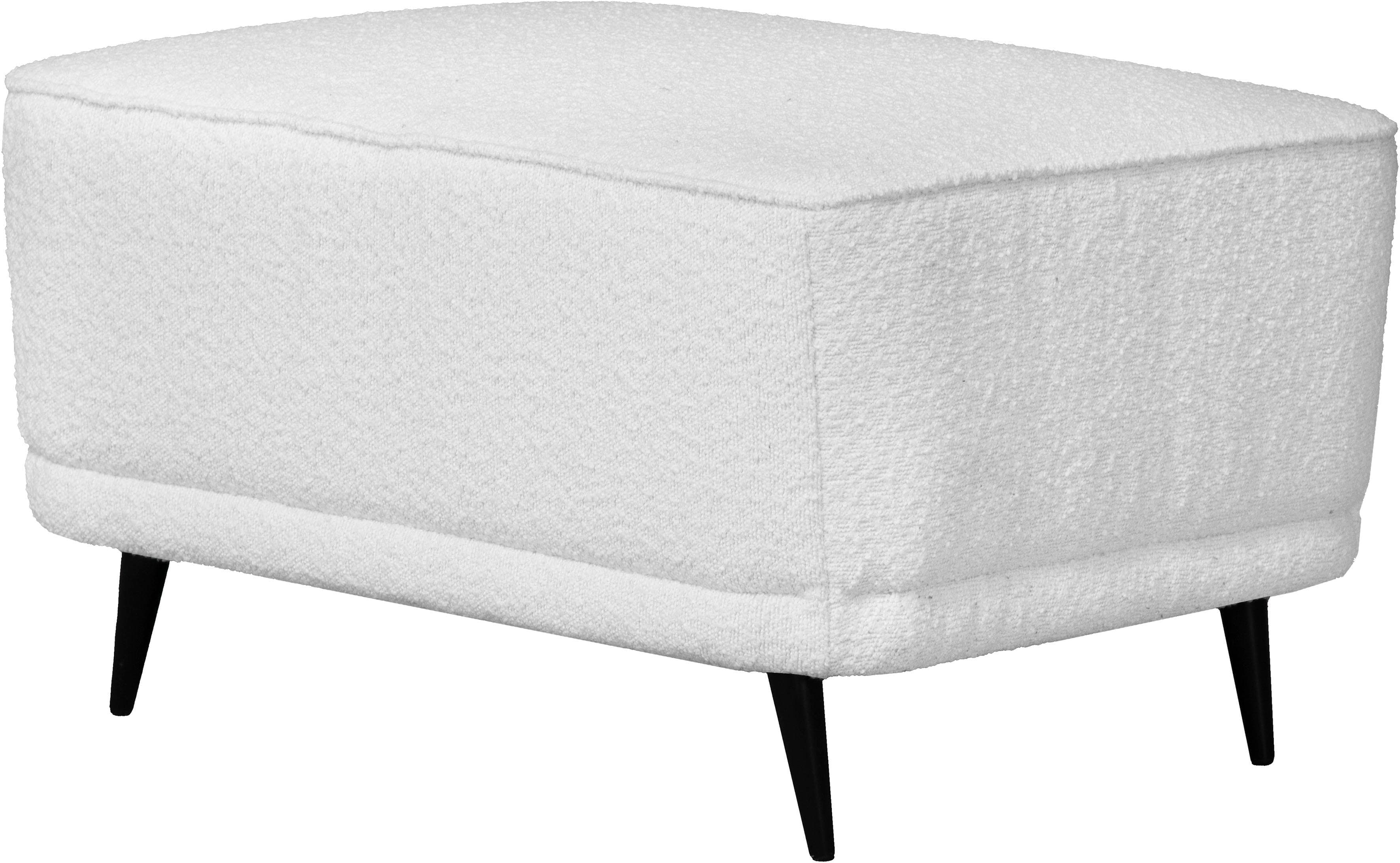 HOME AFFAIRE Polsterhocker Ashly Beige Bouclé