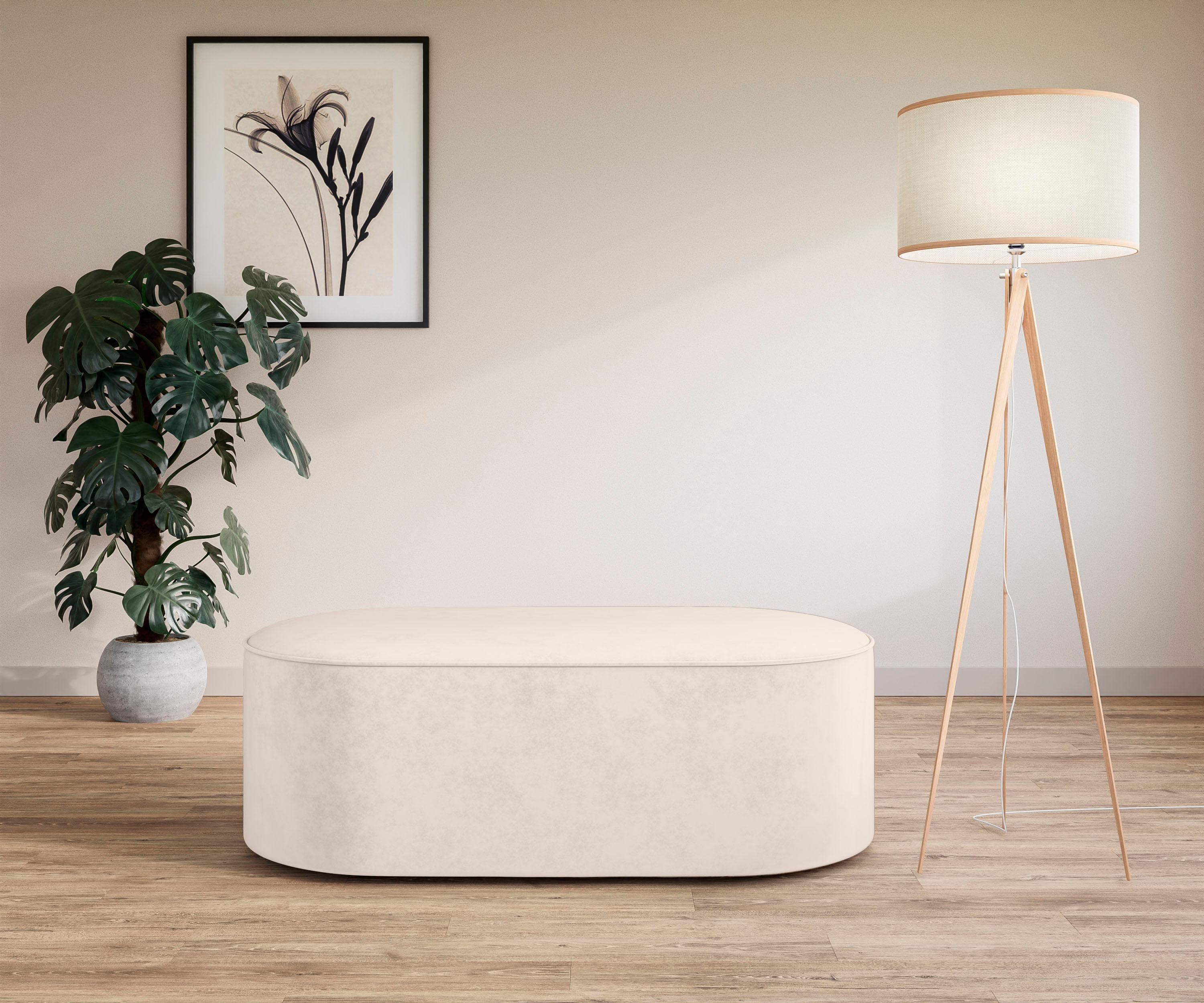 OTTO HOME EIVIND Polsterhocker Beige 142 cm