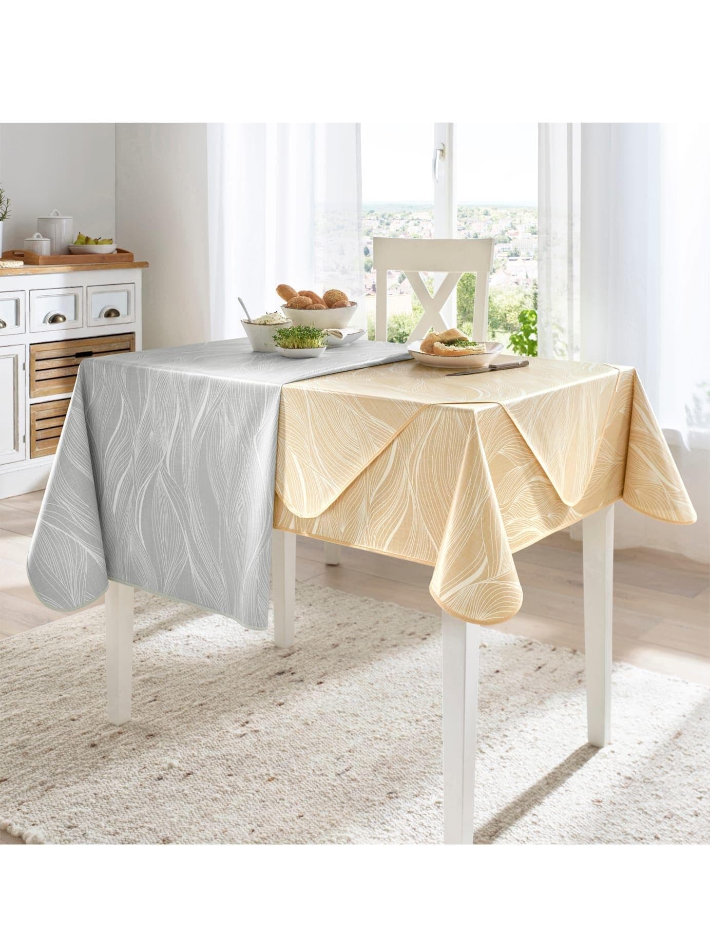 Tischdecke Gr. 5 Ocker 190x140 cm