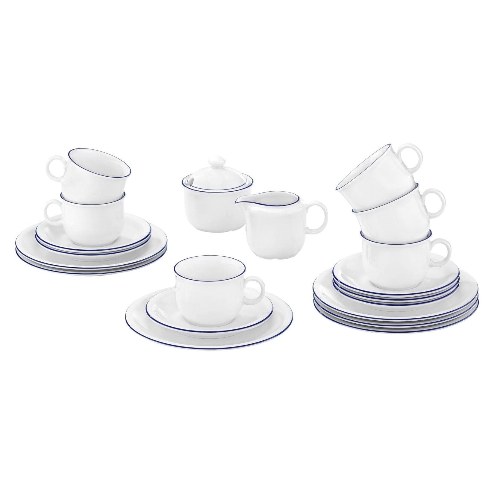 Seltmann Weiden Kaffeeservice Compact Blaurand 20er Set