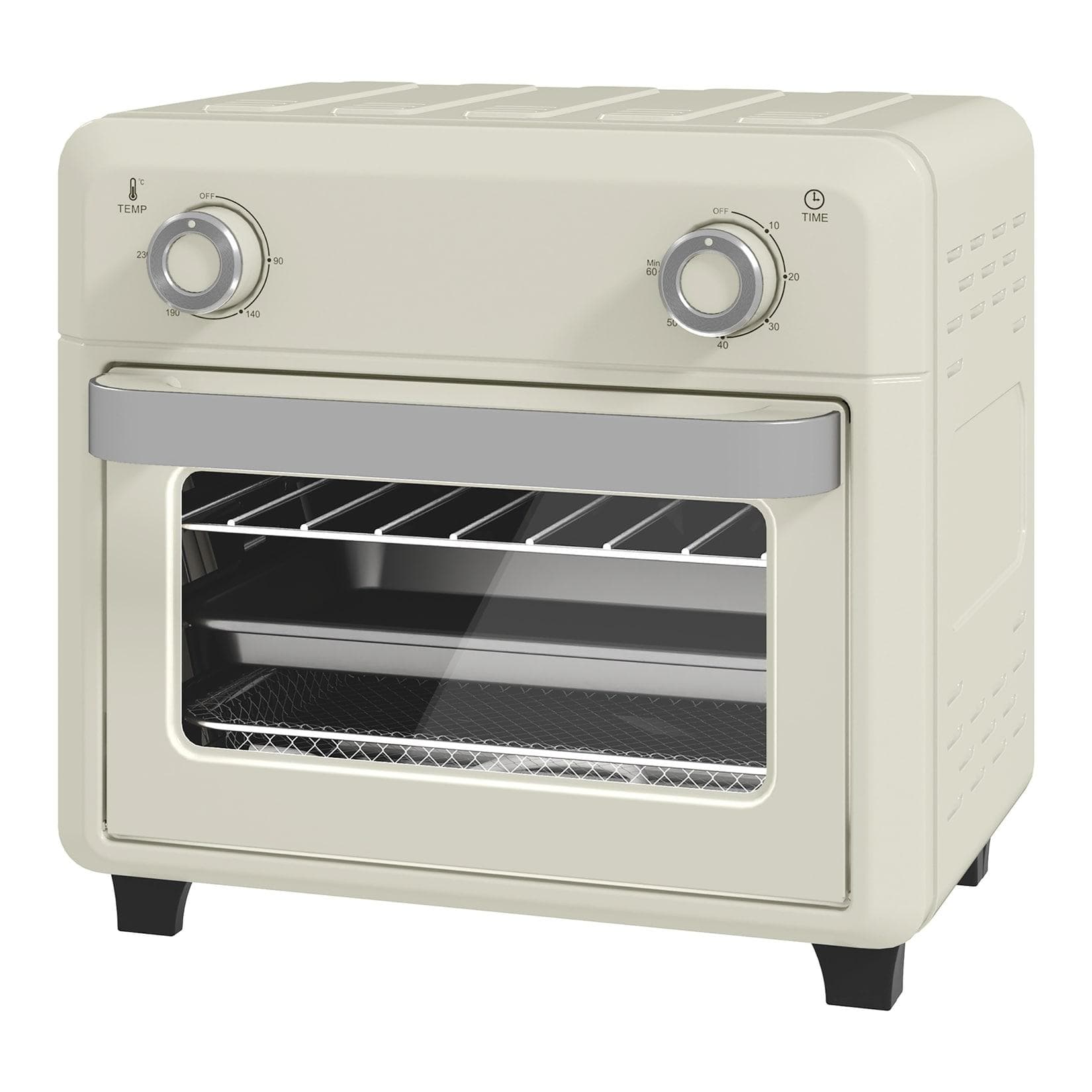 Marktkauf Minibackofen mit Umluft 10L 2 in 1 Edelstahl