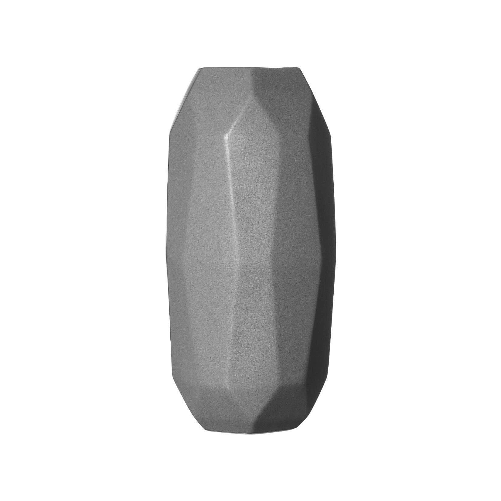 Ritzenhoff & Breker Terni Vase 33 cm Grau Facettenreich