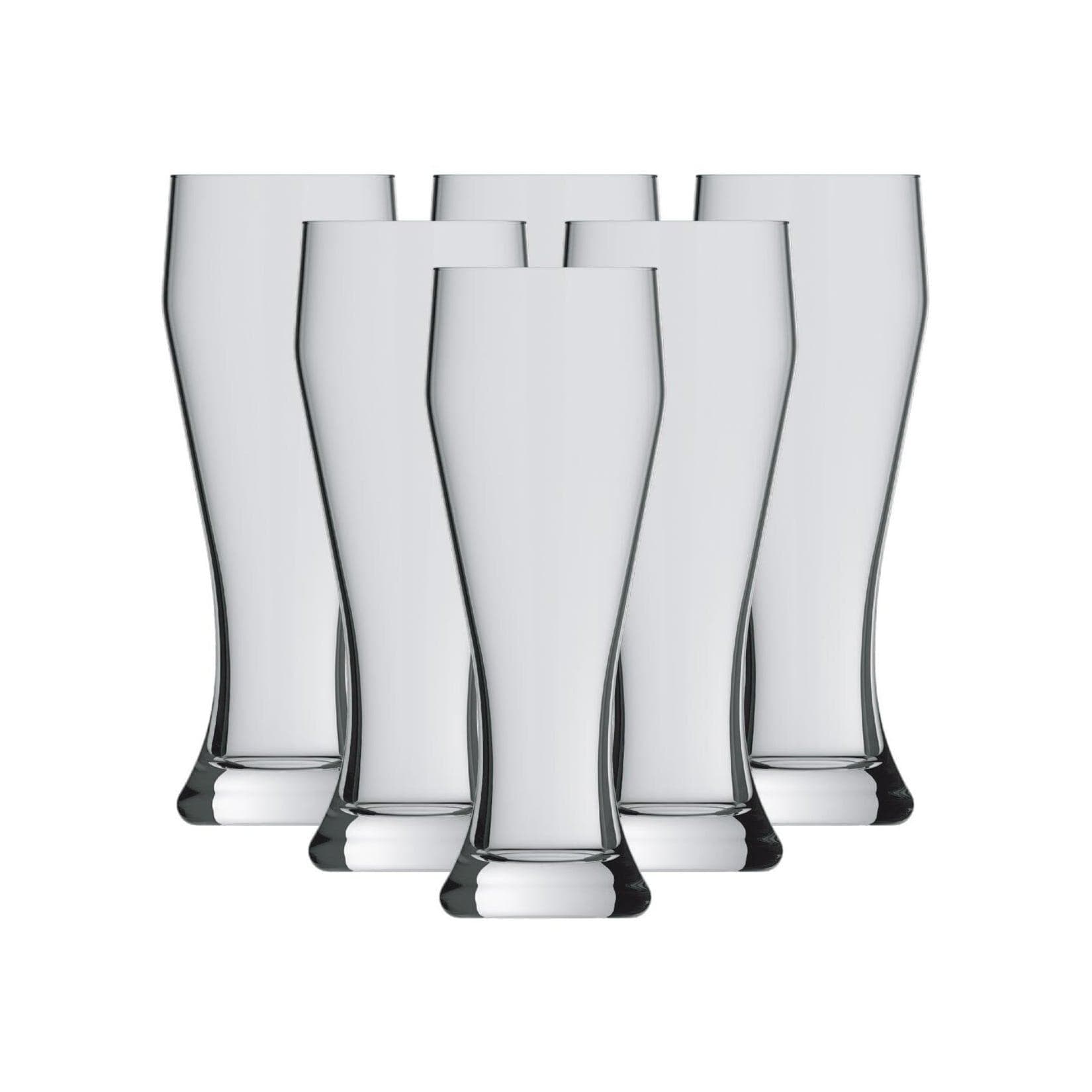 Pasabahce Weizenbiergläser Ranft 0,3 l 6er Set Transparent
