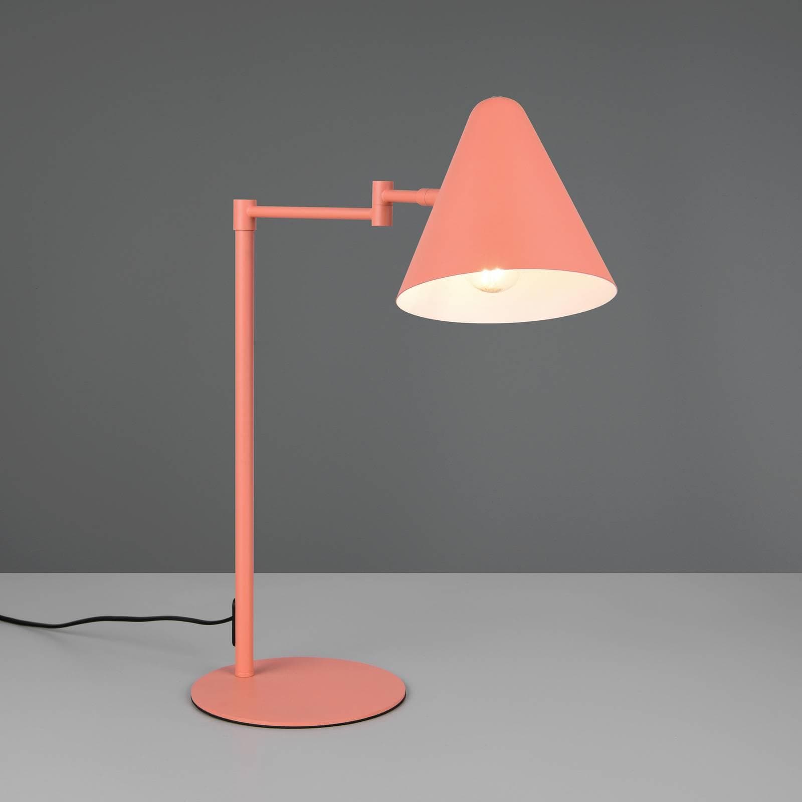 Trio Tischlampe Cosima Apricot Metall 50 cm