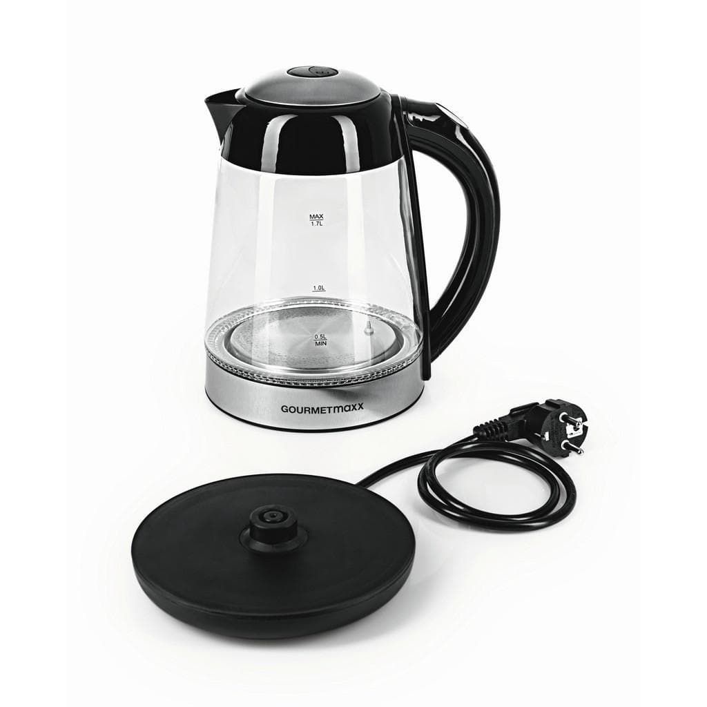 Gourmetmaxx Wasserkocher Schwarz 1,7 L