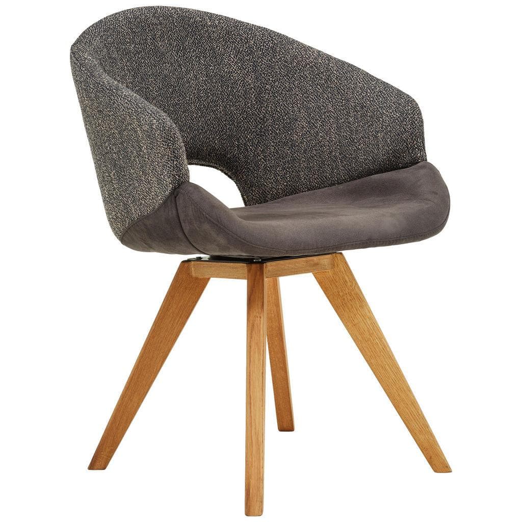 Linea Natura Armlehnstuhl Schwarz Wildeiche