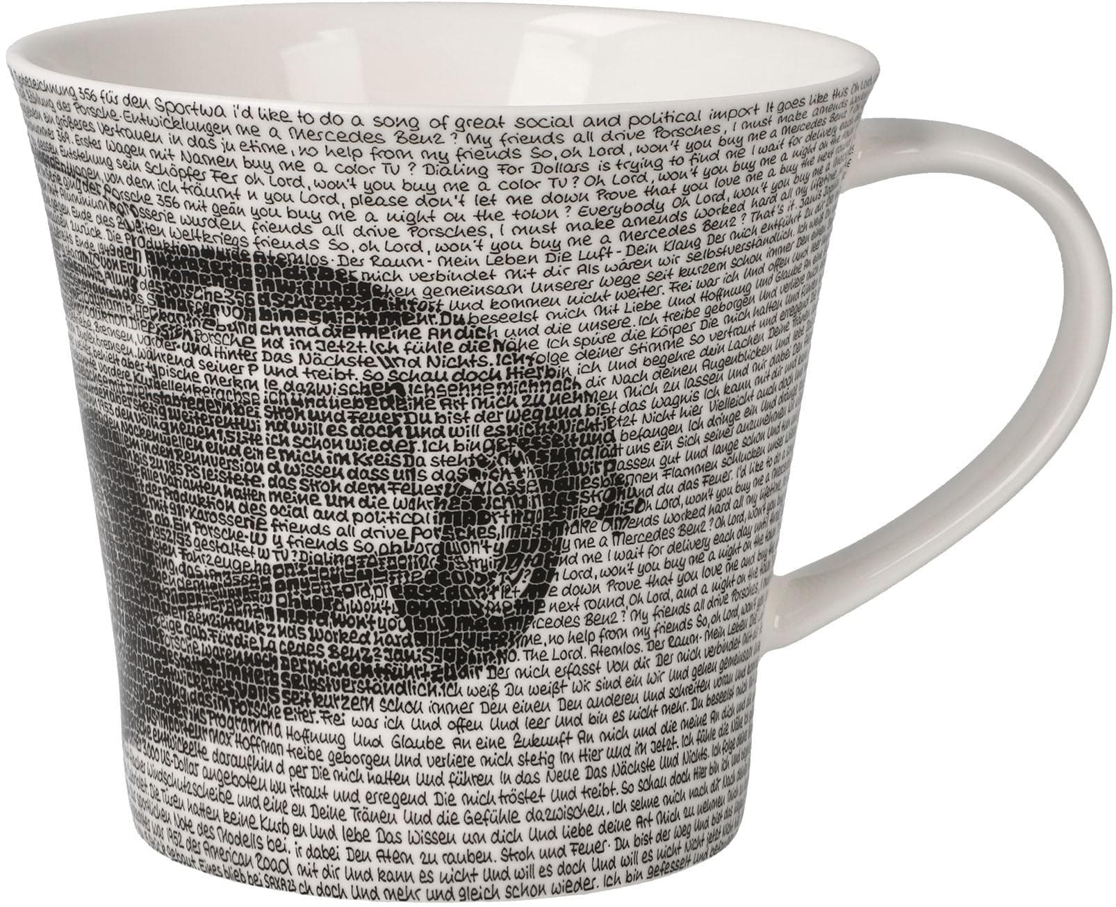 GOEBEL Tasse Porsche 356 Black Bunt Porzellan