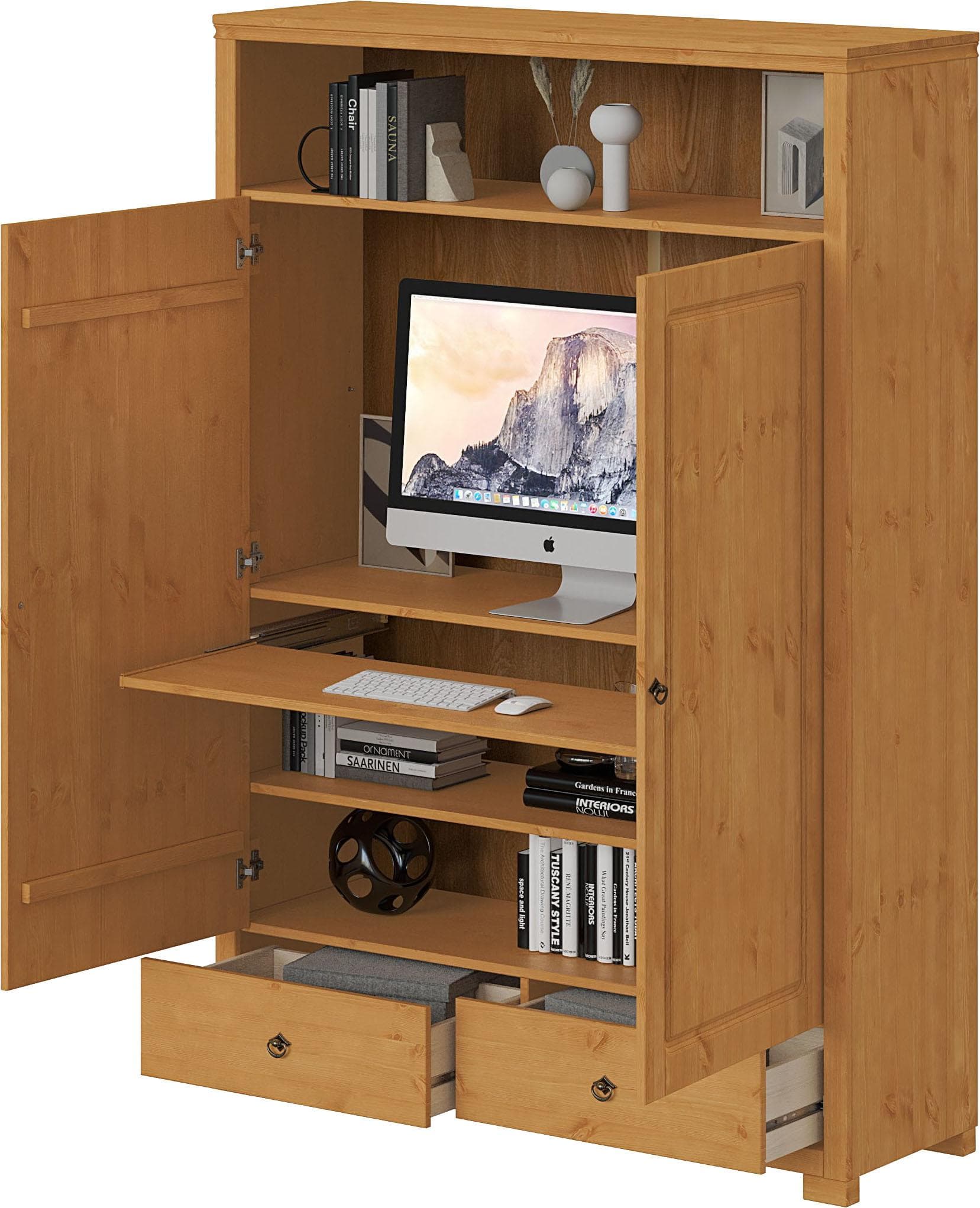 Wäscheschrank OTTO HOME Gotland Home Office Schrank Massivholz