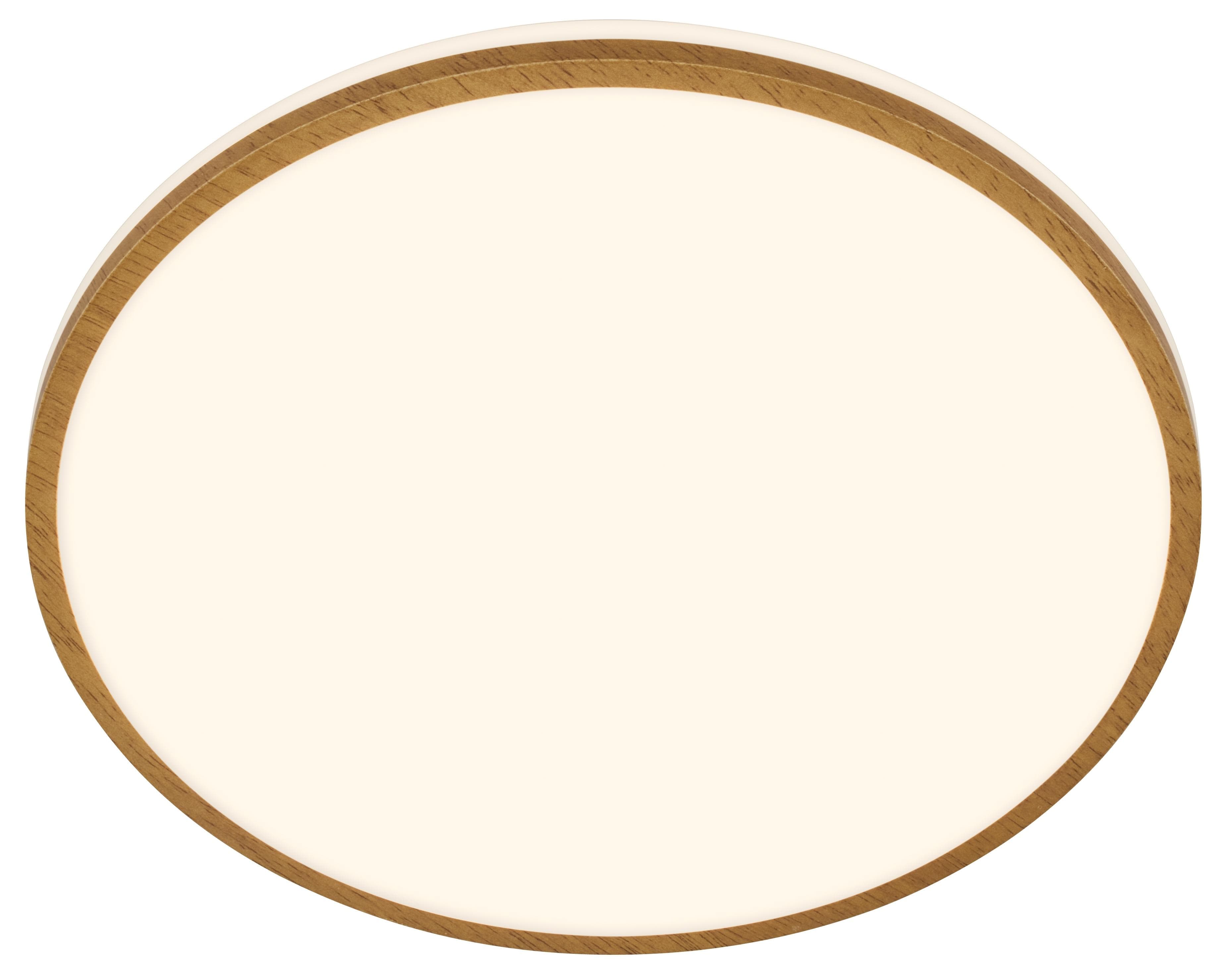 BRILONER LEUCHTEN LED Deckenleuchte ACORUS W 3871014 Holzfarben
