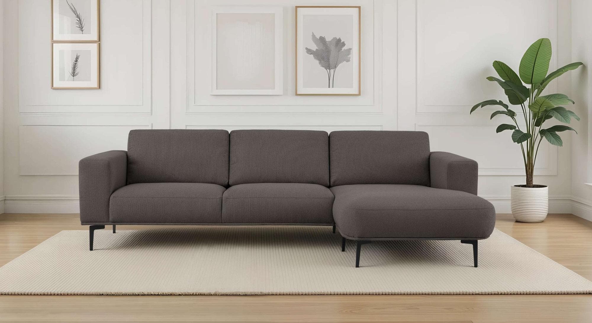 Ecksofa OTTO HOME Lillith 289 cm L-Form mit runder Recamiere