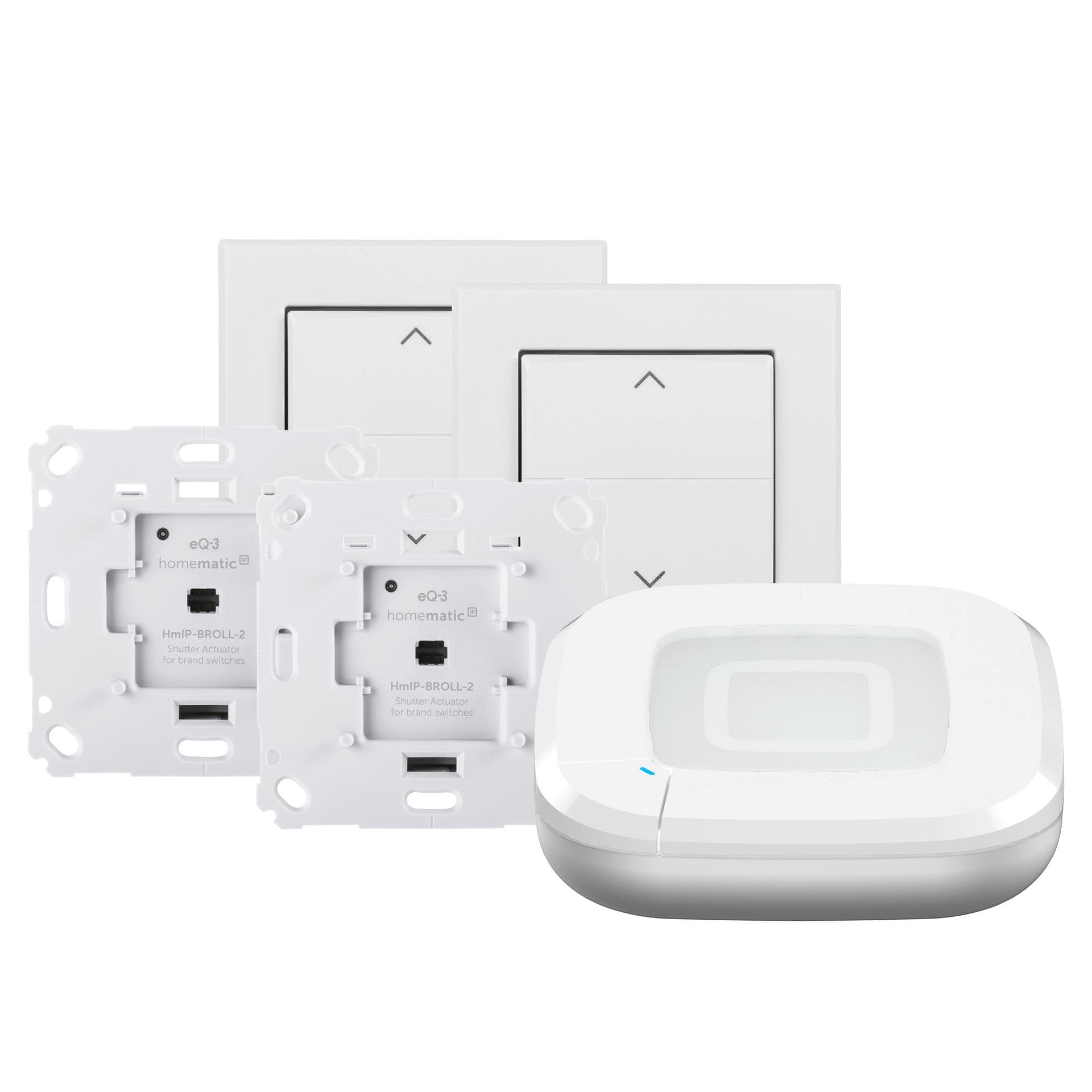 HOMEMATIC IP Smart-Home-Station Starter Set Rollladensteuerung Weiß
