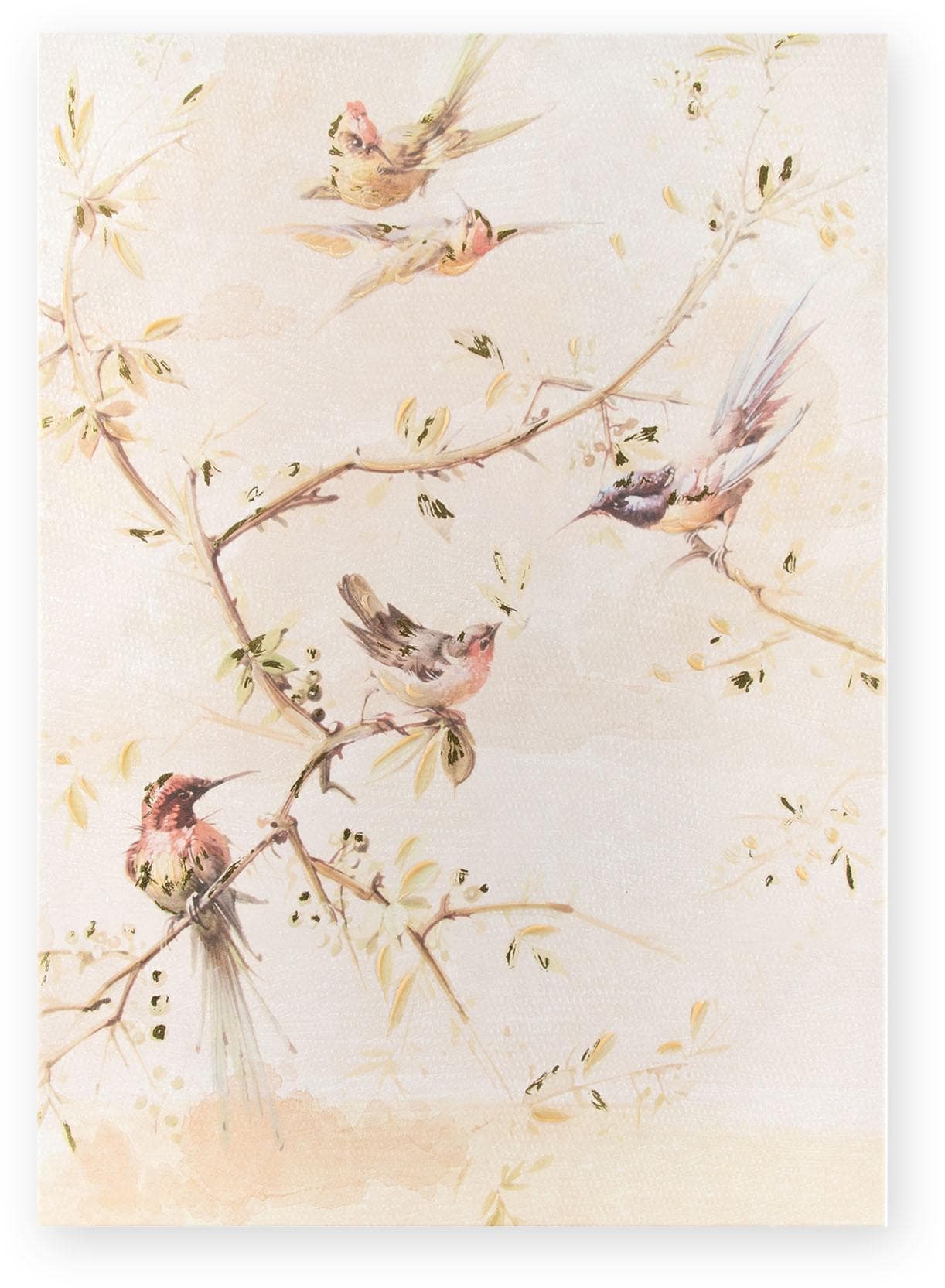 Leinwandbild ART FOR THE HOME Vogel Mehrfarbig Handgemalt
