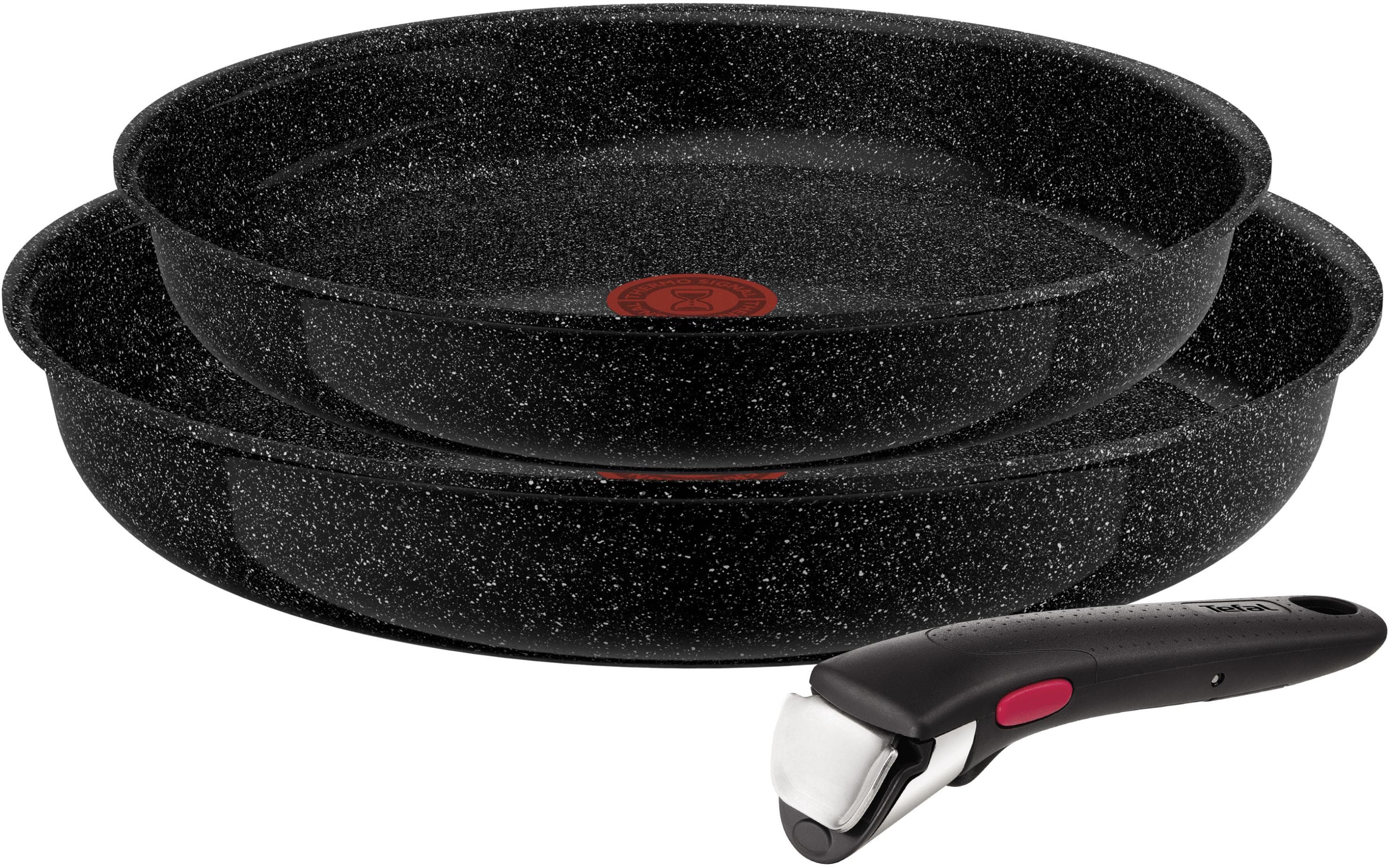 TEFAL Ingenio Intens' Ceram Pfannenset Schwarz Induktion