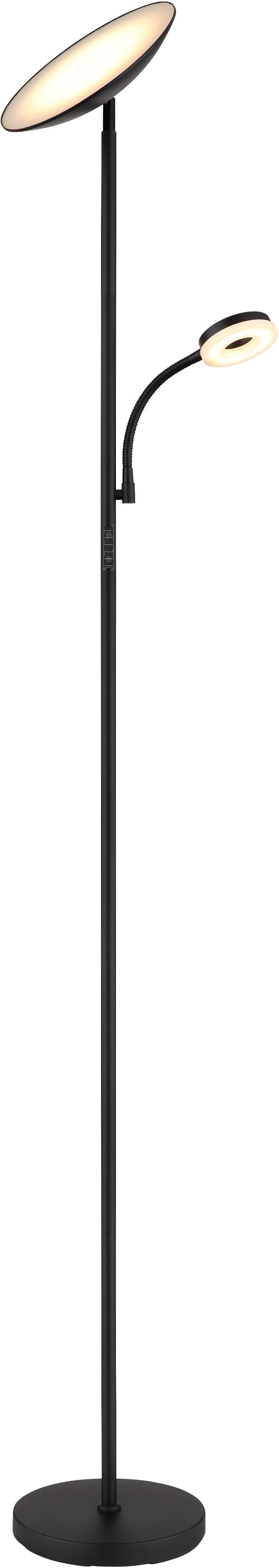 GLOBO LIGHTING LED Stehlampe SKOPO Schwarz Dimmbar