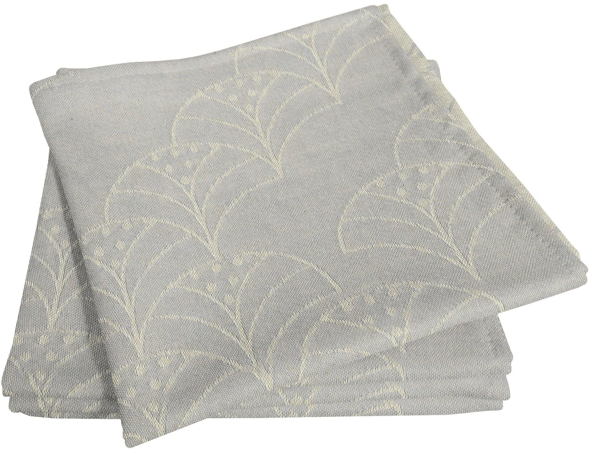 ADAM Stoffservietten Argentinian Criolla Light 4er-Set Grau