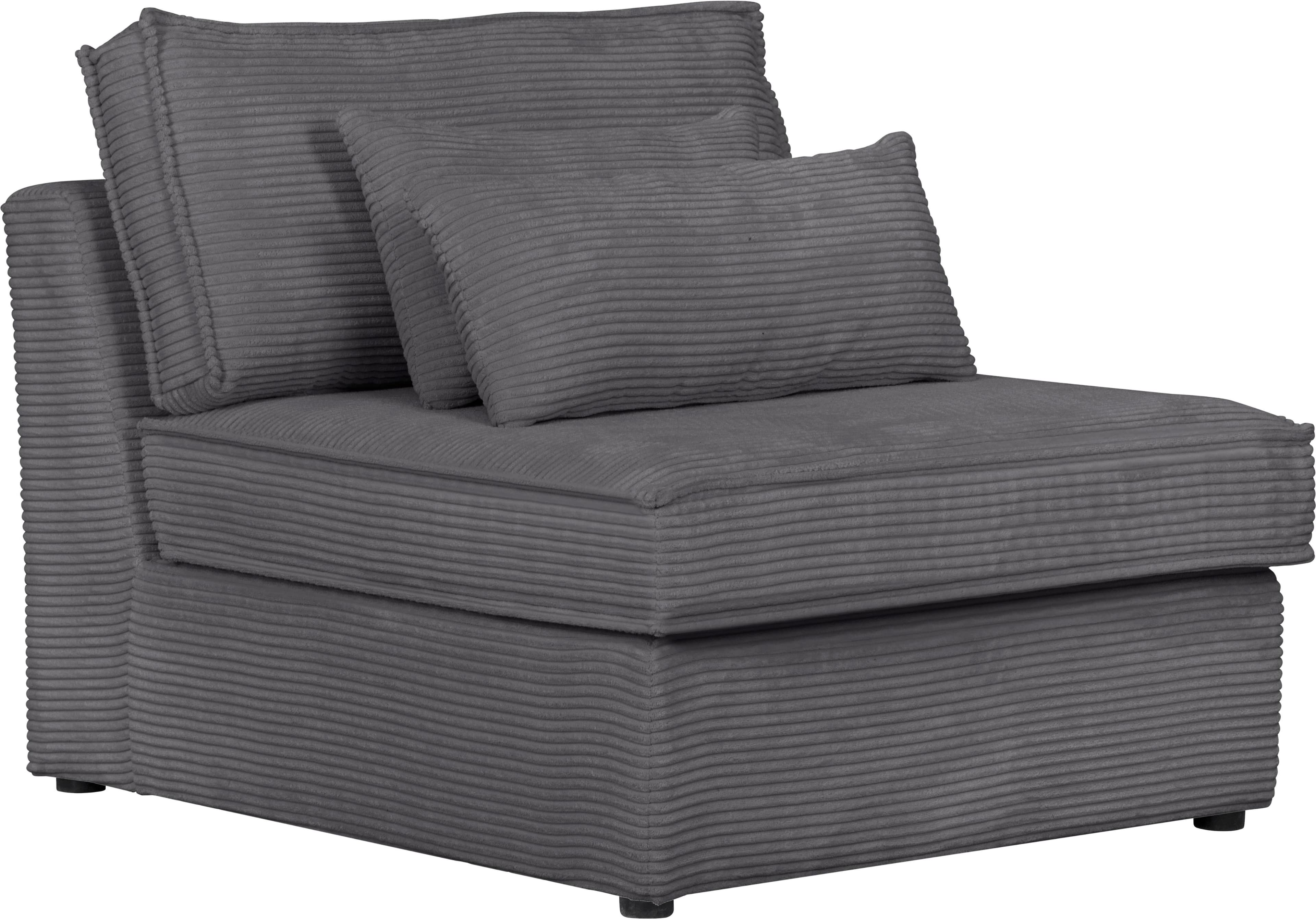 OTTO HOME Florid Sofa-Mittelelement Grau Modulsofa