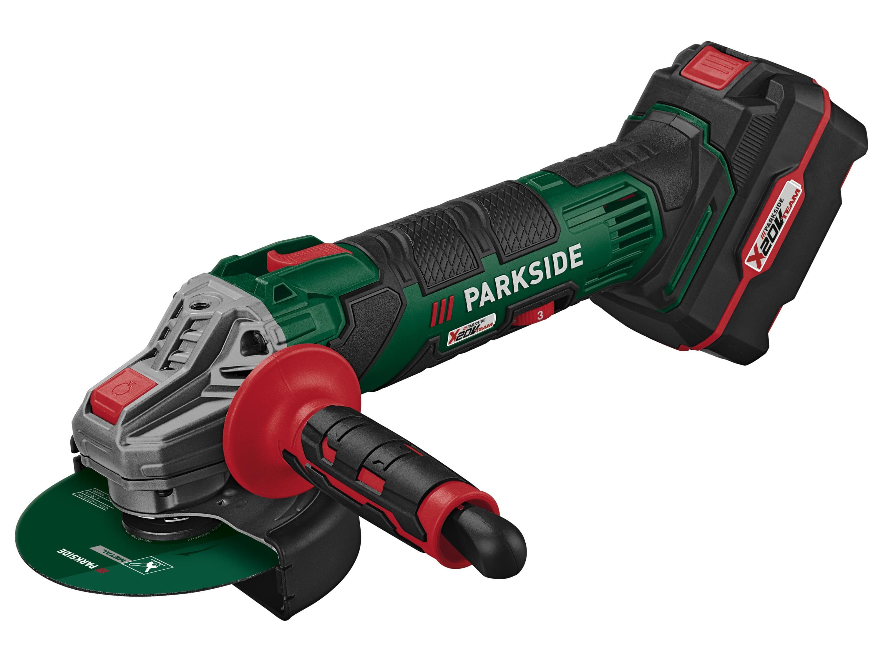 PARKSIDE® 20 V Akku-Winkelschleifer PWSA 20-Li D4