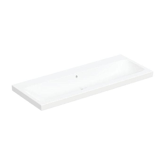 Geberit iCon light Waschtisch 120x48 cm, ohne Hahnloch, mit Überlauf, weiß