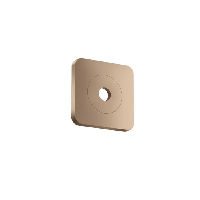 Hansgrohe AXOR Citterio C Wandrosette 120/120 Softsquare Polished Red Gold