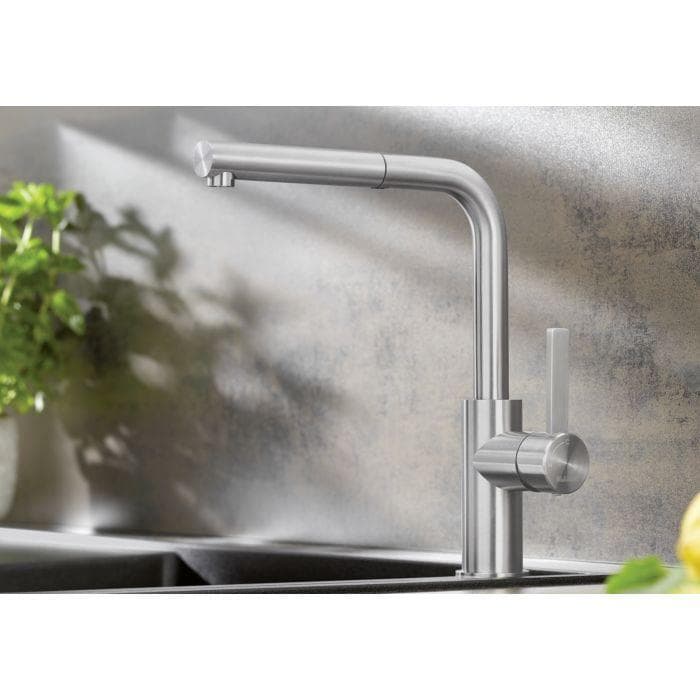 Blanco Küchenarmatur LANORA-S Edelstahl Hochdruck