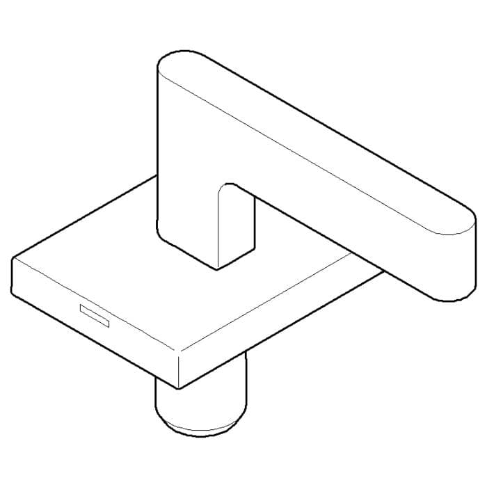 Dornbracht Waschtischgriff Messing 60x47,5x40mm
