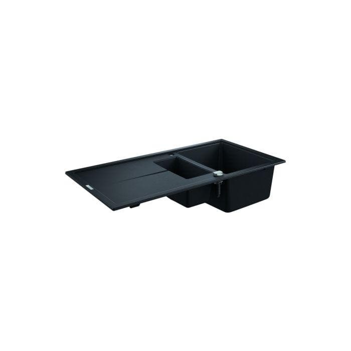 Grohe K400 Komposit-Einbauspüle 1000x500mm 1,5 Becken Granit Schwarz