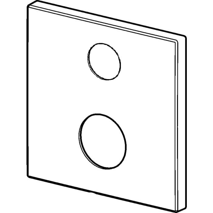 Hansa Rosette Wanne-Brause 150 x 150 mm