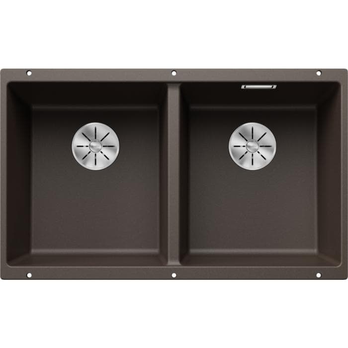 Blanco Subline 350/350-u Spüle 75,5x46cm PuraDur Cafe Unterbau