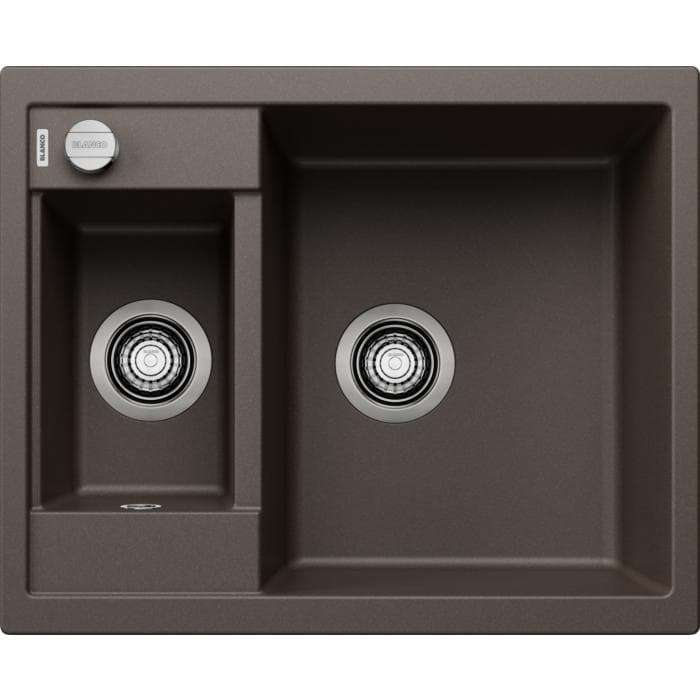 Blanco METRA 6 Spüle 516162 61,5 x 50 cm, PuraDur Cafe, Reversibel