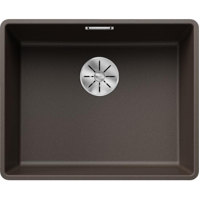 Blanco Subline 500-f Spüle 523537 52,7x42,7cm, PuraDur cafe, für Unterbau