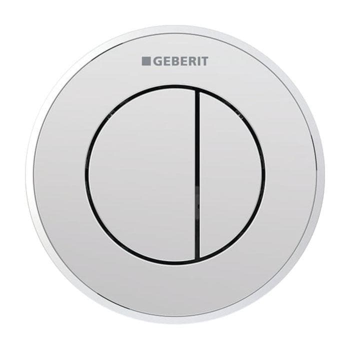 Geberit WC-Steuerung Typ 01 116055KH1 Pneumatisch 2-Mengen-Spülung Kunststoff Hochglanz-Verchromt